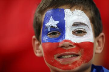 Copa América: belleza y color en el duelo entre Chile y Uruguay