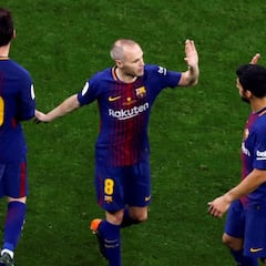 Ni Messi ni Luis Suárez estuvieron en la despedida de Iniesta...