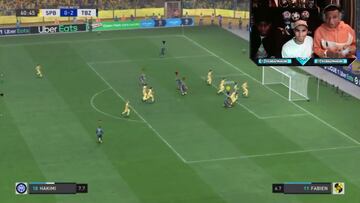 Mbappé interrumpe a Achraf mientras juega al FIFA, coge los mandos y pasa esto...