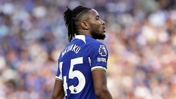 Christopher Nkunku, jugador del Chelsea, durante un partido de pretemporada.