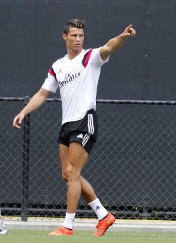 El primer entrenamiento de Cristiano Ronaldo