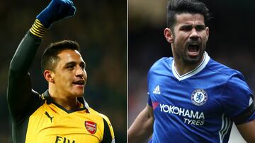 Alexis Sánchez y su particular batalla de influencia con Diego Costa