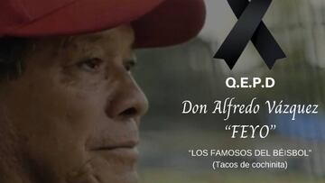 Falleció Alfredo Vázquez, creador de los tacos de cochinita de los Diablos Rojos