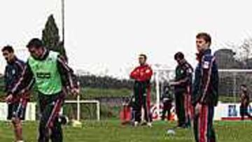 <B>VUELTA AL TRABAJO</B>. Lediakhov se reincorporó al equipo.