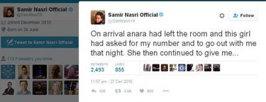Samir Nasri's Twitter account hacked
