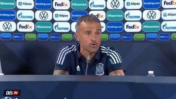 Rueda de prensa de Luis Enrique tras el Italia vs. España