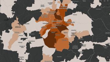 Mapa y casos de Coronavirus en la Ciudad de México por alcaldías hoy 23 de abril