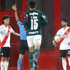 Jorge Carrascal, expulsado ante Palmeiras en Copa Libertadores