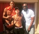 'Neymar NBA': con James Harden y Trevor Ariza en Las Vegas