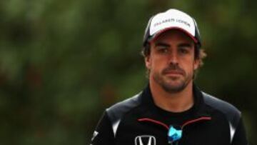 Alonso, en el Circuito de Sakhir.