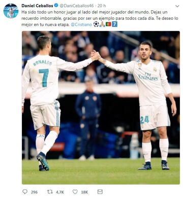 As se ha despedido la plantilla del Madrid de Cristiano Ronaldo