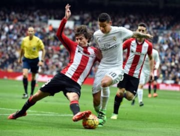 El colombiano se lució en su mejor partido de la era Zidane 