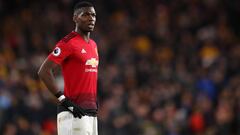 El centrocampista franc&eacute;s del Manchester United, Paul Pogba, durante un partido.