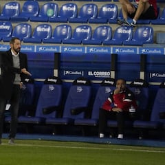 Pablo Machín: "Tenemos un punto lleno de mérito y esperanza"