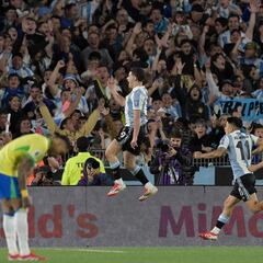 Julián Álvarez, sobre la goleada a Brasil: “Con Messi, capaz que dos o tres goles más”