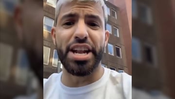 El kun festejando con Kompany