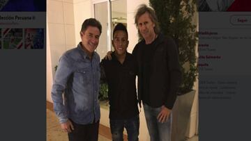 Ricardo Gareca visita a Christian Cueva en Brasil y este le recibe con gol