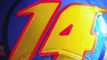 Casco de Fernando Alonso para el Mundial de Fórmula 1 2018.
