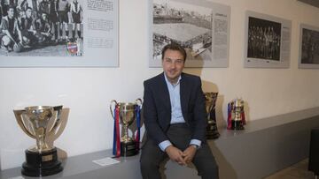 Quico Catalán, en la sala de Juntas del Levante.