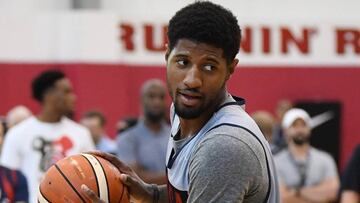 Paul George jugó la temporada pasada con el codo lesionado