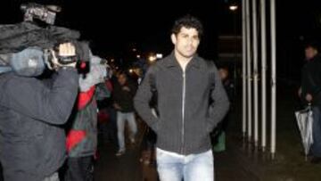 Diego Costa, a su llegada
