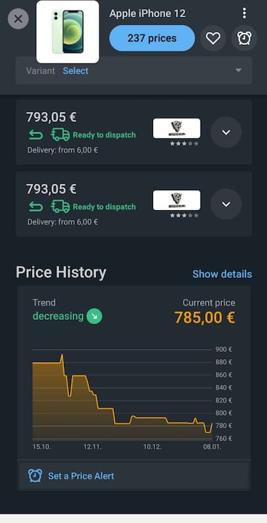 Cómo saber si un móvil ha subido de precio estas Rebajas