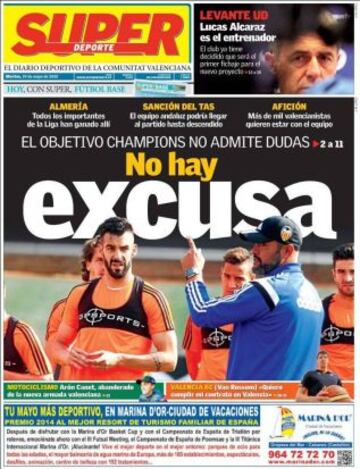 Portadas de la prensa deportiva