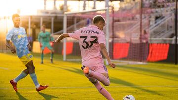 El hijo de David Beckham brilló con el equipo filial del Inter Miami en la MLS Next Pro en el duelo ante Philadelphia Union tras colaborar con un triplete de asistencias.