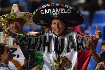 El color de la afición en el México vs Chile