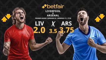 Liverpool vs. Arsenal: horario, dónde ver, pronósticos y clasificación