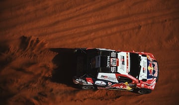 Nasser Al-Attiyah y Mathieu Baumel.