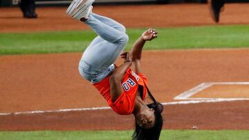 Simone Biles, la mejor 'pitcher' de las Grandes Ligas