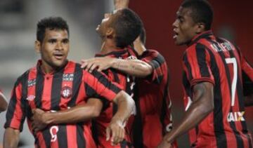 El Atlético Paranaense de Brasil luce en el peldaño 47 con 7 mil 038 puntos. 