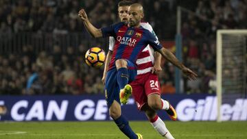 Mascherano cumpli&oacute; ayer 293 partidos con el Bar&ccedil;a