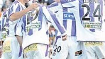 <b>EXHIBICIÓN. </b>El Valladolid jugó el mejor partido de la temporada.