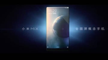 Presentan el nuevo terminal Xiaomi Mi Mix. Imágen: YouTube