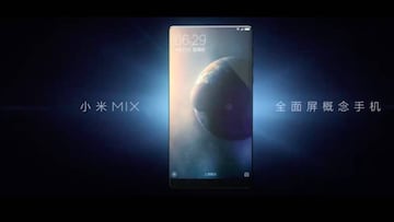 Presentan el nuevo terminal Xiaomi Mi Mix. Im&aacute;gen: YouTube