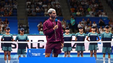 The Spaniard takes stock of the "best" season of his career after defeating Fritz in the Tokyo final. "It shows how hard I've worked."