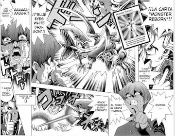 yugioh yu gi oh manga dragon blanco ojos azules