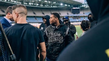 Devin Haney, en el Marvel Stadium.