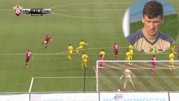 Si te meten el golazo del a?o, normal que se te quede esta cara: ?brutal!