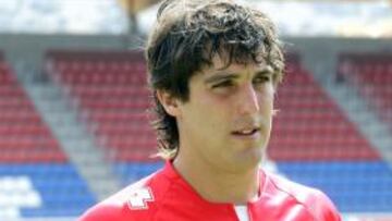 <b>FICHAJE</b> Asier Goiria ha sido presentado esta tarde con el Numancia.