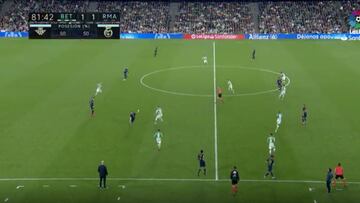 El regalito de Benzema al Betis y al Barcelona: Error garrafal