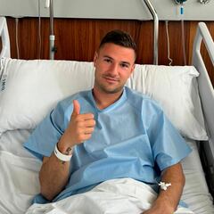 Guruzeta, operado de apendicitis