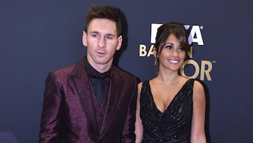 Lionel Messi y Antonella Roccuzzo.