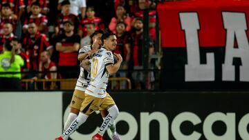 during the round of 16 second leg match between LD Alajuelense and Pumas UNAM as part of the CONCACAF Champions Cup 2025, at Alejandro Morera Soto Stadium on March 13, 2025 in Alajuela, Costa Rica.