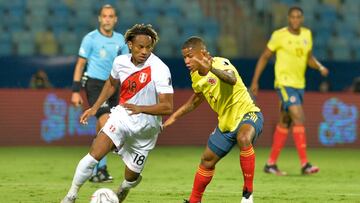 Partido de Copa América entre Colombia y Perú