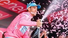 Mikel Nieve, maillot de la montaña del Giro de Italia