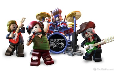 Más de 40 artistas caricaturizados en Lego Rock Band