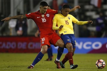 Chile - Ecuador, en imágenes